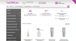 Desktop Screenshot of luxdelux.ru